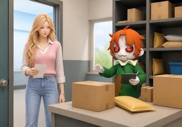 Te mantengo al tanto.のイラスト
