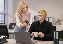 Te llamaré yo.のイラスト