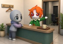 ¿Está ~?のイラスト