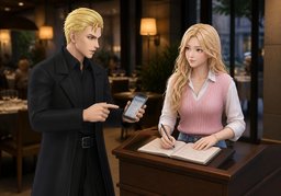 ¿Me avisan ~?のイラスト
