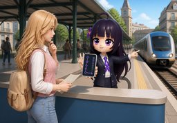 ¿Cuánto tarda ~?のイラスト