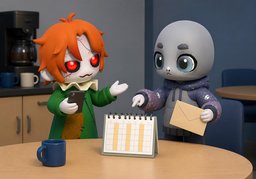 ¿Cuándo cobran?のイラスト