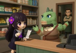 Me atendieron mal.のイラスト
