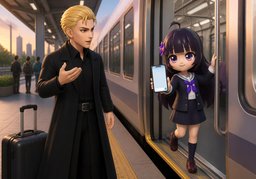 ¿Puedes avisarme con ~?のイラスト