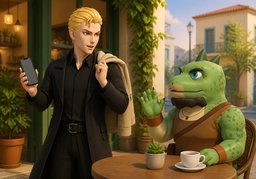Te llamaré.のイラスト