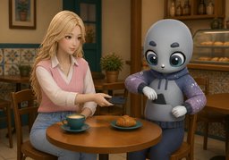 Lo guardaré ~.のイラスト