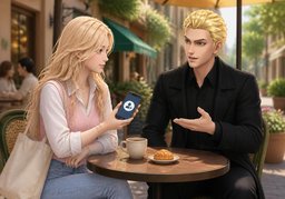 ¿Me agregas?のイラスト