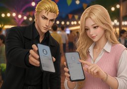 ¿Nos agregamos?のイラスト