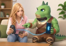 ¿Cómo me conecto ~?のイラスト