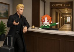 ¿Dónde se sirve ~?のイラスト