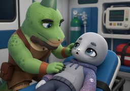 ¿~ está consciente?のイラスト