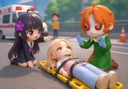 No muevas a ~.のイラスト