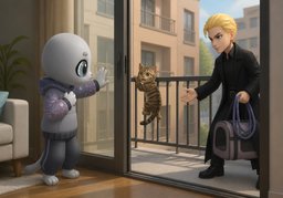 ~ está atrapadoのイラスト