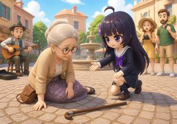 Se cayó.のイラスト
