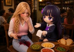 ¡Qué vergüenza!のイラスト
