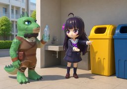 Es reciclable.のイラスト