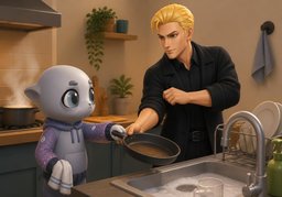 No te esfuerces.のイラスト