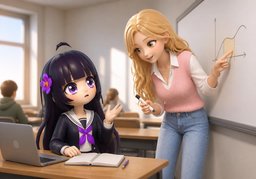 ¿Me lo explicas?のイラスト