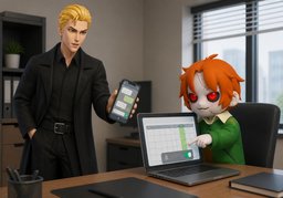 Respóndeme antes del ~.のイラスト