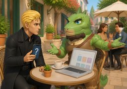 ¿Qué me recomiendas ~?のイラスト