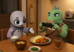 Mándame una foto de ~.のイラスト