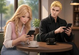 ¿Me respondes?のイラスト
