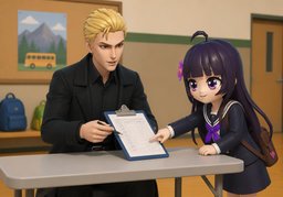 ¿Te apunto?のイラスト