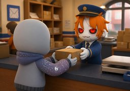 Le entrego ~.のイラスト