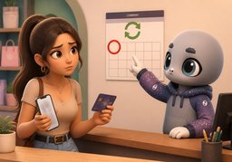 ¿Cuándo se renueva ~?のイラスト