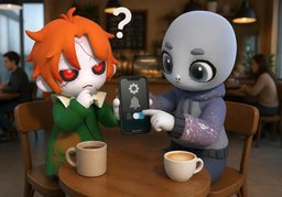 ¿Cómo habilito ~?のイラスト
