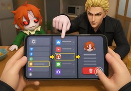 ¿Cómo desinstalo ~?のイラスト