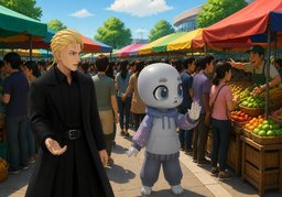 Está muy concurrido ~.のイラスト