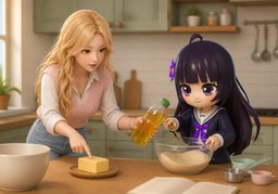 Sustituye ~ por ~.のイラスト