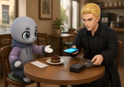 ¿Lo pagamos ~?のイラスト