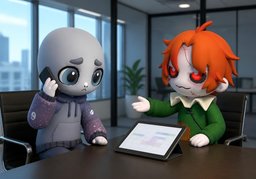 Me temo que ~.のイラスト