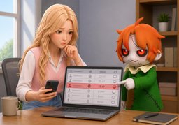 ¿~ fue comprometida?のイラスト