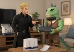 ¿Qué ~ tiene el router?のイラスト