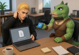 Perdón, me equivoqué.のイラスト