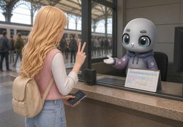 Quiero ~ billetes.のイラスト