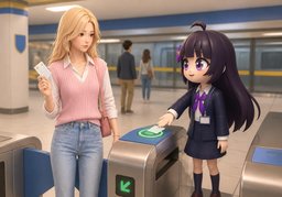 ¿Dónde valido ~?のイラスト