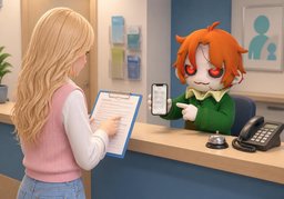 ¿Cómo me avisarán?のイラスト