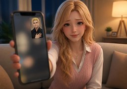 ¿Me extrañas?のイラスト