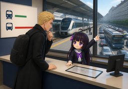 Qué transporte ~.のイラスト
