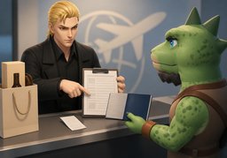 ¿Hacen tax free?のイラスト