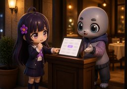 ¿Puedo reservar ~ en línea?のイラスト