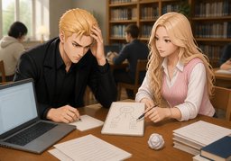 No sé cómo ~.のイラスト