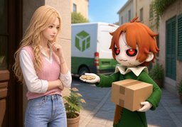 ¿~ tiene cargo?のイラスト