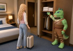 ¿Hay ~ en la habitación?のイラスト