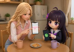 Llámame entre ~ y ~.のイラスト