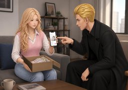 Lo compré en ~.のイラスト